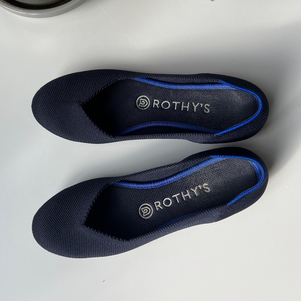 Rothy's Deep Blue Loafers - Picture 3 of 6